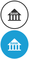 銀行金融標識圖標